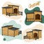 Dog House,Dog Kennel Carousel 4