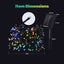 Christmas LED Light Solar Fairy String Light Falling Tree Decoration Carousel 10