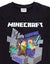 Minecraft Black Short Sleeved T-Shirt (Boys) Carousel 3