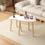 Wood Coffee Table Set 2 Nest Sofa Bed Side Dining Nightstand Cocktail Tea Cafe Carousel 3