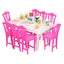 miniature dining table 1:12 Dollhouse Dining Table Set for Kids Broaden Carousel 3