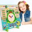 7in1 Montessori Educational Learning Toys, Kids Calendar Multifunctional Wooden Carousel 4