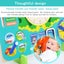 7in1 Montessori Educational Learning Toys, Kids Calendar Multifunctional Wooden Carousel 6