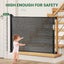 Retractable Baby Gate Safety Cat Enclosure Indoor Pet Dog Fence Guard Barrier Carousel 8