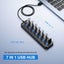 USB Hub 3.0,7-Port USB Hub Splitter with Individual On/Off Switches and Lights,3 Carousel 5