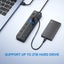 USB Hub 3.0,7-Port USB Hub Splitter with Individual On/Off Switches and Lights,3 Carousel 7