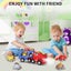 Dinosaur Truck Toys 9 in 1 Dinosaur Trucks 8 Pull Carousel 8