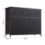 Chest of 8 Drawers Black Bedroom Dresser Storage Organizer Unit Fabric Carousel 5