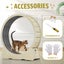 Wood Cat Wheel Exercise Treadmill Dog Running Exerciser Puppy Walking Gym Carousel 7