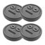 4 Pcs Thermometer and Probe Grommet for BBQ Grill Carousel 4