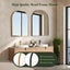 Wall Mirror Black Framed Makeup Mirror Carousel 11