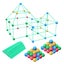 177PCS DIY Castle Construction Fort Building Toy Kit Carousel 11