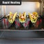 4 Pack Stainless Steel Taco Holders Tray Rack Carousel 4