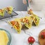 4 Pack Stainless Steel Taco Holders Tray Rack Carousel 6