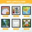 Magnetic Kids Art Frame Children Artwork Display Picture Frame Carousel 6