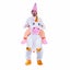 Inflatable Costume Unicorn Riding a Unicorn Air Blow-up Deluxe Christmas Costume Carousel 2