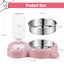 Dog Cat Bowls Pet Water Food Bowl Set with Auto Dispenser Bottle Detachable for Carousel 8