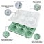 2p Rose Ice Cube Mold, Heart Shapes Ice Cube Tray Silicone Ice Mold Fun Shapes3 Carousel 3