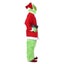 Green Deluxe Monster Costume for Men 7PCS Adult Santa Suit Set Furry Christmas S Carousel 7
