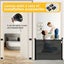 Retractable Baby Gate Pet Safety Dog Cat Fence Enclosure Safe Guard for Stairs Carousel 6