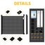 Retractable Baby Gate Pet Safety Dog Cat Fence Enclosure Safe Guard for Stairs Carousel 10