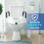 5 Inch Raised Toilet Seat with Arm Carousel 4