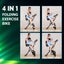 Exercise Bike Spin Recumbent Stationary Bicycle Carousel 12