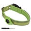 dog collar reflective pet collar pet location tracking collar Dog Collar Green Carousel 1