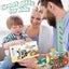 200 PCS Automatic Dominoes Train Set Toy Carousel 6