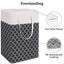 Laundry Basket Hamper Large Collapsible with Carry Handles Clothes Hampers 75L Carousel 7