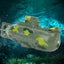 Mini RC Submarine Toy Remote Control Submarine Mini Simulation Military Remote Carousel 6