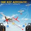 RC Plane P51D Mustang RTF for Beginners,2.4Ghz 4CH Remote Control Airplane Easy Carousel 10