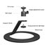Aluminum Desktop Projector Stand w Ballhead Angle Adjustment Carousel 3