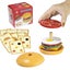 Wooden Sandwich Stacking Toys, Montessori Toys with Flash Cards Burger Food Ear Carousel 6