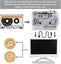 Portable USB Cassette Player Transparent Cassette Tape Player Carousel 4