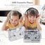 Portable USB Cassette Player Transparent Cassette Tape Player Carousel 6