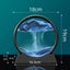 Moving Sand Art,3D Dynamic Sand Art Liquid Motion,Round Glass 3D Deep Sea Sand Carousel 11