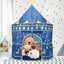 DIY Princess Castle Play Tent Kids Play House Star Moon Carousel 9
