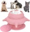 Puppy Pet Dog Feeder 240ml Silicone Puppy Milk Feeder Bow Pink Carousel 3
