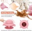 Puppy Pet Dog Feeder 240ml Silicone Puppy Milk Feeder Bow Pink Carousel 5