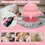 Puppy Pet Dog Feeder 240ml Silicone Puppy Milk Feeder Bow Pink Carousel 8