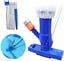 Portable Mini Swimming Pool Pond Spa Jet Vacuum Cleaning with Brush Carousel 3