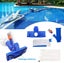 Portable Mini Swimming Pool Pond Spa Jet Vacuum Cleaning with Brush Carousel 6