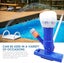 Portable Mini Swimming Pool Pond Spa Jet Vacuum Cleaning with Brush Carousel 8