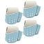 sink drain holder sponge organizer 4Pcs Sink Sponge Holder PP 2 Layer Adjustable Carousel 2