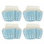 sink drain holder sponge organizer 4Pcs Sink Sponge Holder PP 2 Layer Adjustable Carousel 3