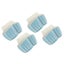 sink drain holder sponge organizer 4Pcs Sink Sponge Holder PP 2 Layer Adjustable Carousel 7