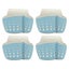 sink drain holder sponge organizer 4Pcs Sink Sponge Holder PP 2 Layer Adjustable Carousel 8