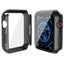 Hard PC Case with Tempered Glass Screen Protector Compatible with Apple Watch Se Carousel 6