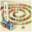 Kids Games Domino Train Toys 180PCS Automatic Stacking Creative Game 3+ Year Ol Carousel 8